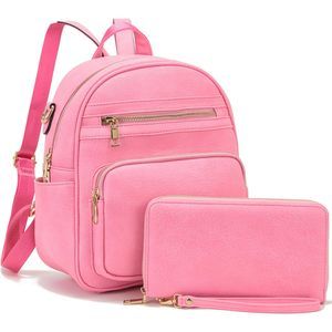 Small Backpack Purse for Women Girls Cute Backpacks Purse set with Wallet🥰